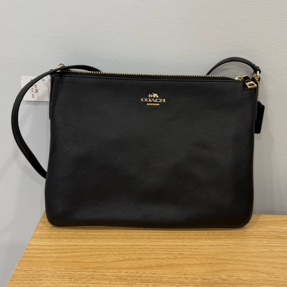 COACH Pebbled Leather Crossbody Bag NWT